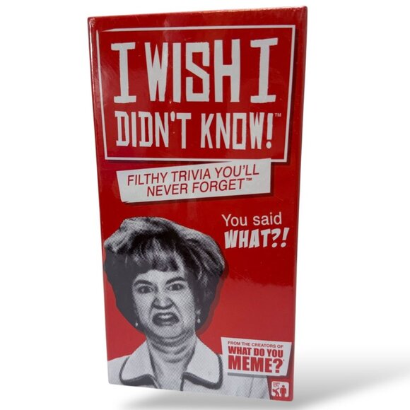 WHAT DO YOU MEME? I Wish I Didn't Know - The Filthy Trivia Party Game NEW - Picture 4 of 8
